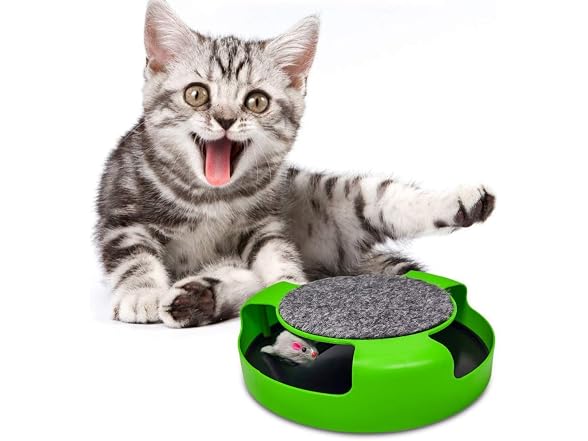 Kole KI-OC992 Cat Scratch Pad Spinning Toy