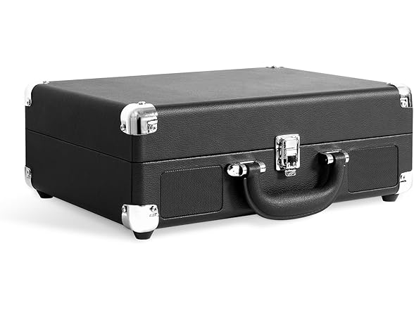Victrola Journey+ Bluetooth Suitcase Record Player – Built-i (Open Box)