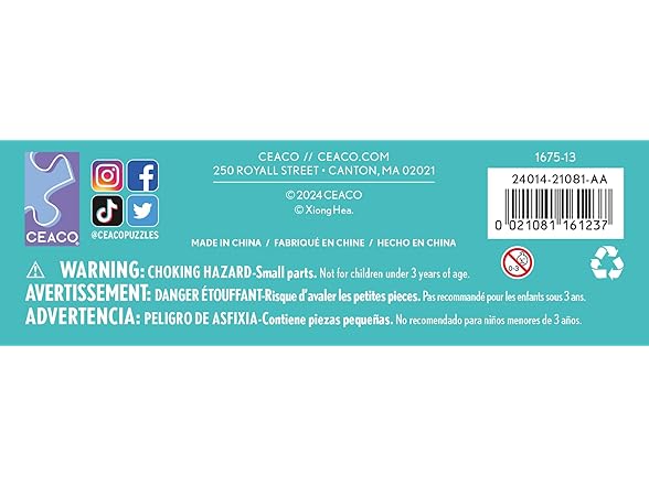 Ceaco  - Glitter - Butterfox - 100 Piece Jigsaw Puzzle