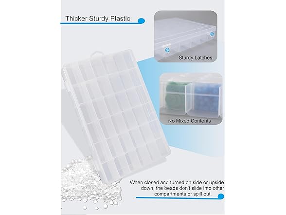 4 Pack Bead Organizer 36 Grids