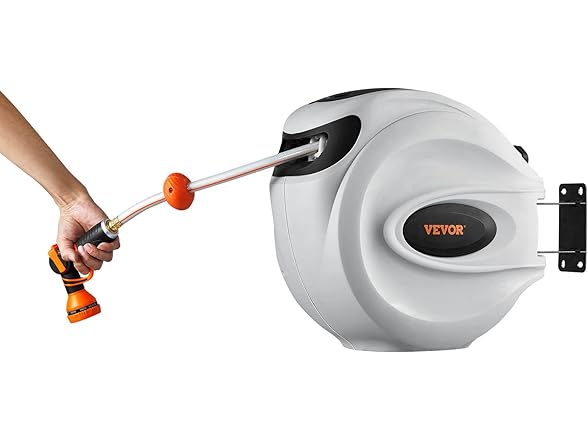 VEVOR Retractable Hose Reel, 115 ft