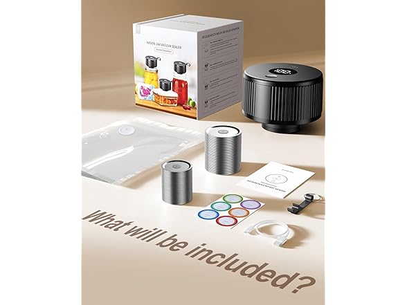 Electric Mason Jar Vacuum Sealer Kit