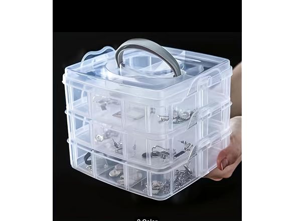 RainbowBaby 3-Tier Stackable Storage Box