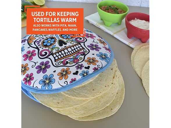 IMUSA 12" Insulated Microwaveable Cloth Tortilla Warmer 