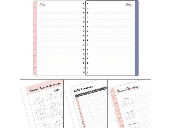 Mead Cambridge 2027 Planner 5.5x8.5 Berry