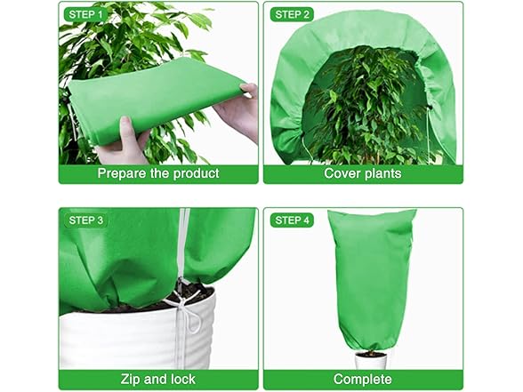 QPEY Plant Covers 47.2x70.9" 2pc