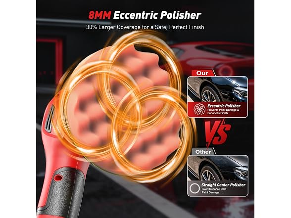 6 Inch Cordless Car Buffer Polisher