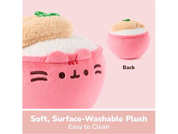 GUND Pusheen Bento Katsu Rice Bowl 6-Inch Plush