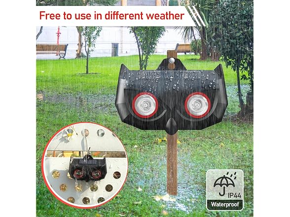 Solar Animal Repeller, 4 Pack