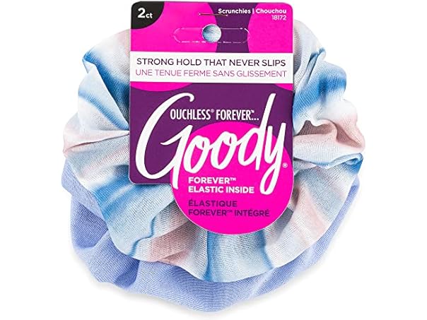 $3.99, Was $5.49, 27% Off! GOODY Goody Ouchless Forever Cotton Scrunchies dealfomo
