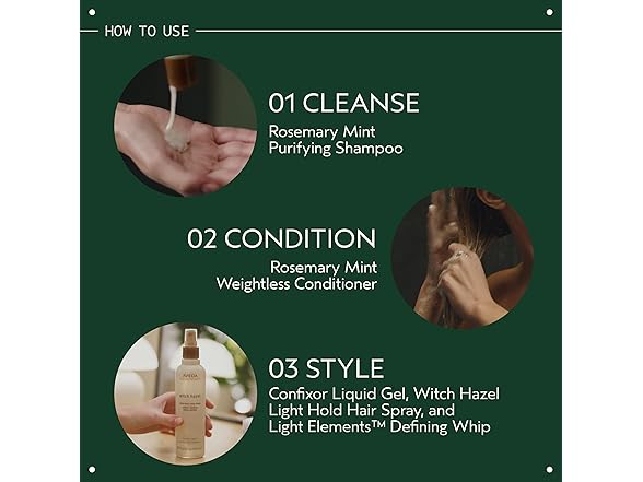(2 Pack) Aveda Rosemary Mint Weightless Conditioner, 8.5 oz