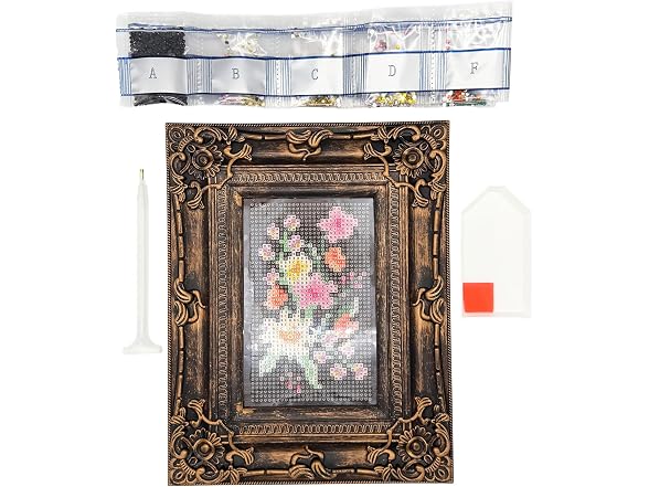 Brea Reese Funky Frame Gem Kit - Floral, 6x8 Diamond Painting