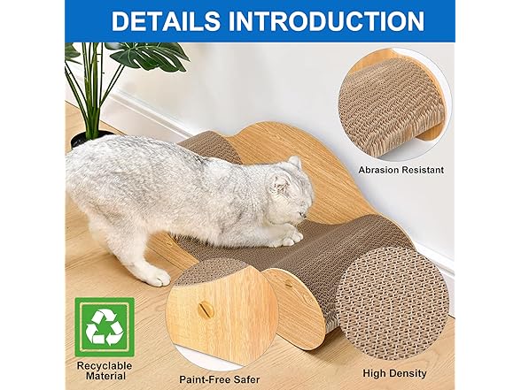 FluffyDream Round Sofa Cat Scratcher
