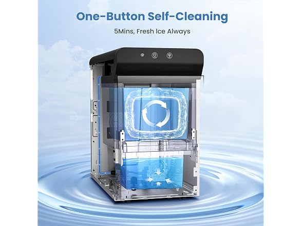 Gevi V2.0 Nugget Ice Maker, Silver