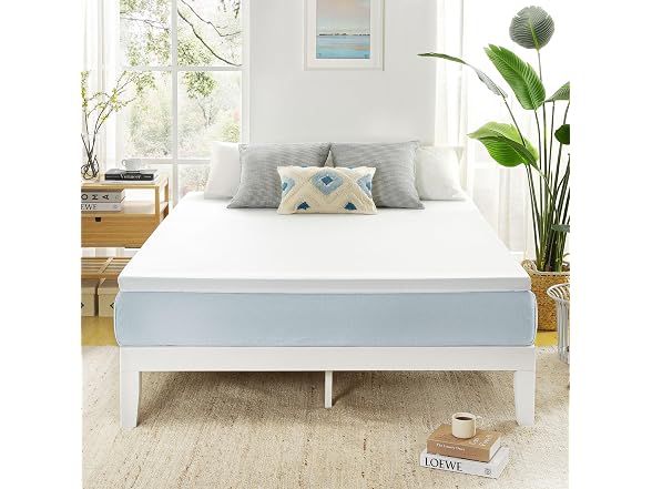 Best Price Mattress 3 Inch Gel Memory Foam Mattress Topper with Cover