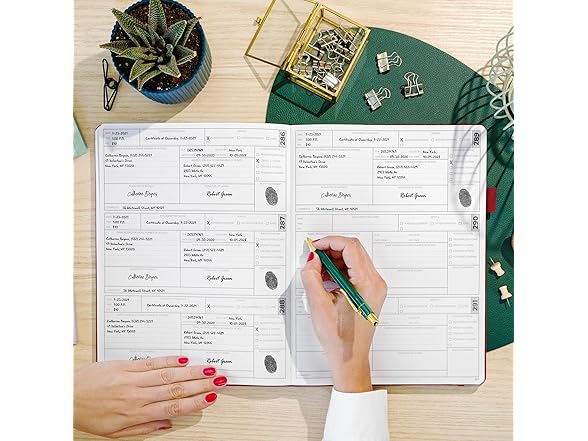 Notary Journal w/ 612 Entries