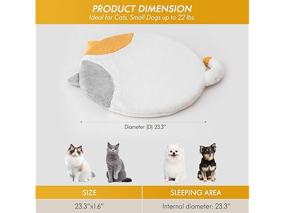 ClevaHome Orthopedic Dog Mat with Superior Support