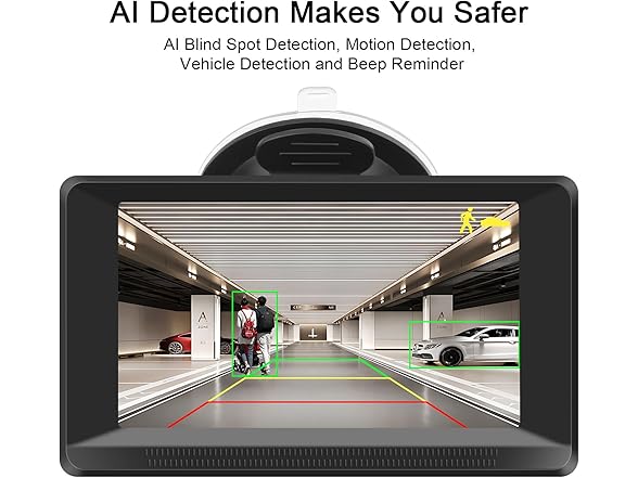 HD Backup Camera 4.3" Monitor 1080P
