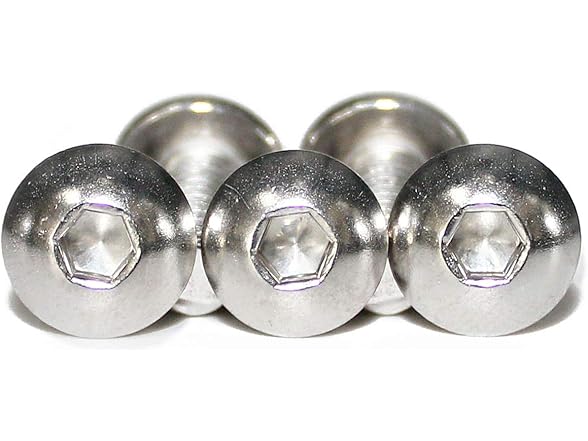 Fullerkreg 100 Pcs M3-0.50 x 5mm Button Head Socket