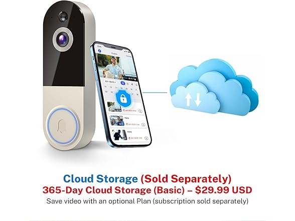 NexoSora Wireless Doorbell Camera