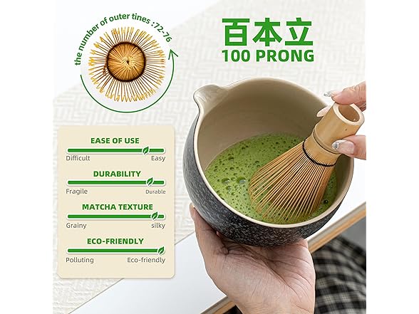 TEANAGOO 7 Pcs Matcha Set