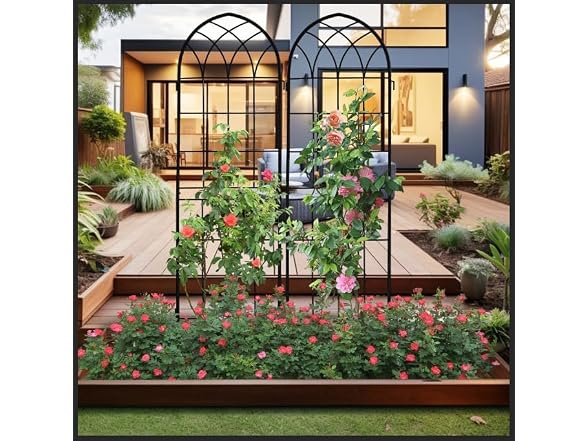 LZRS 4 Pack 71x20in Garden Trellis