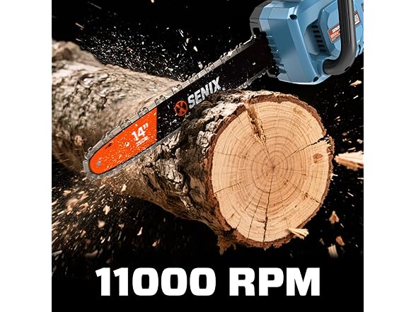 SENIX CSX2-M2 40V 14" Electric Chainsaw, Cordless (Open Box)