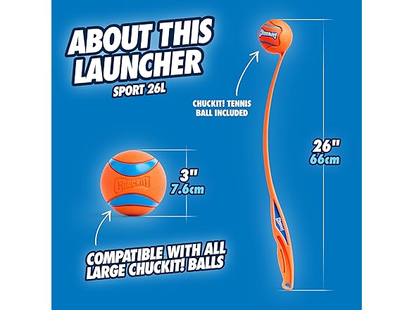 Chuckit! Sport 26L Dog Ball Launcher