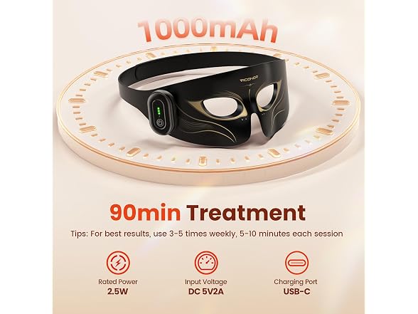 Viconor Red Light Therapy for Eyes Black