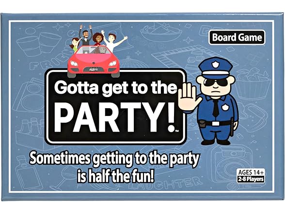 Gotta Get to The Party! Exciting Board Game