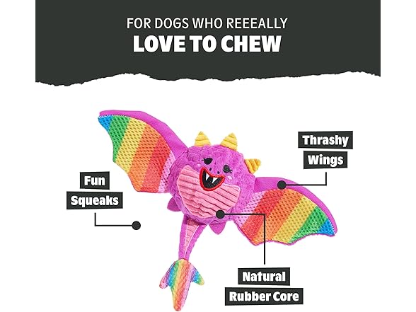 Barkbox Diva the Dragon Queen Dog Toy