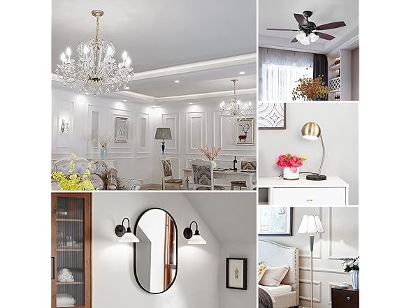 Candelabra 40W Equivalent LED Light Bulbs