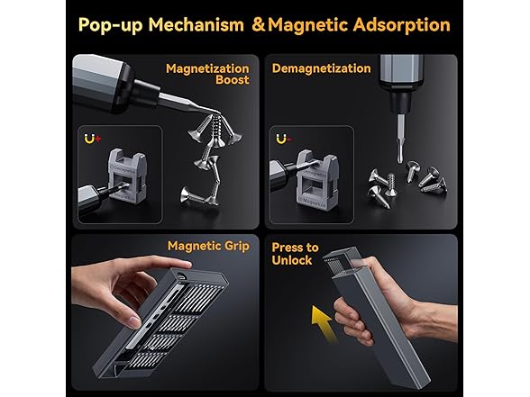 Ruanuo 68-in-1 Mini Electric Screwdriver