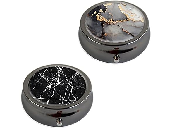 Hennaja Round Pill Box