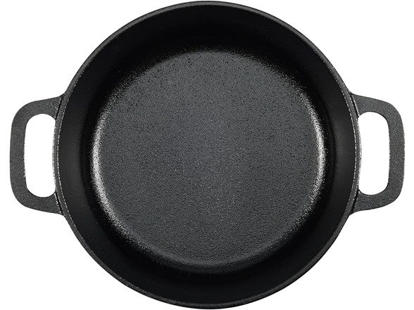 Amazon Basics Pre-Seasoned Cast Iron Mini Dutch Oven Pot