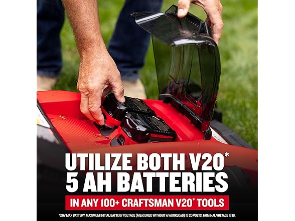 CRAFTSMAN CMCMW220P2 20 in. Brushless Push Mower