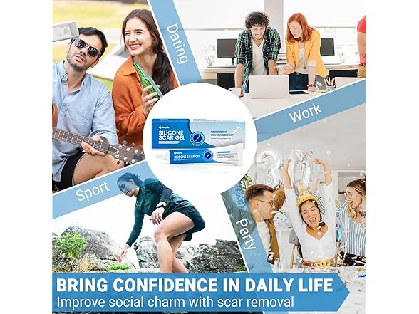 Kunyle BC521525090026 silicone scar gel