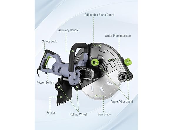 WORKPRO 16 Wet Concrete Saw