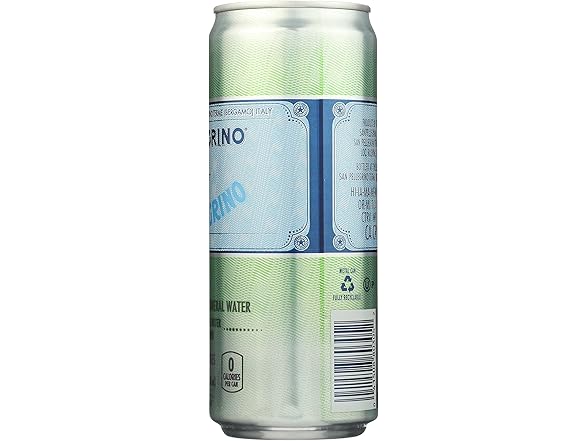 1CT S.Pellegrino Sparkling Natural Mineral Water, 11.15 oz