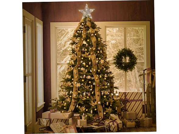 NUOBESTY Christmas Tree Topper Star, Met