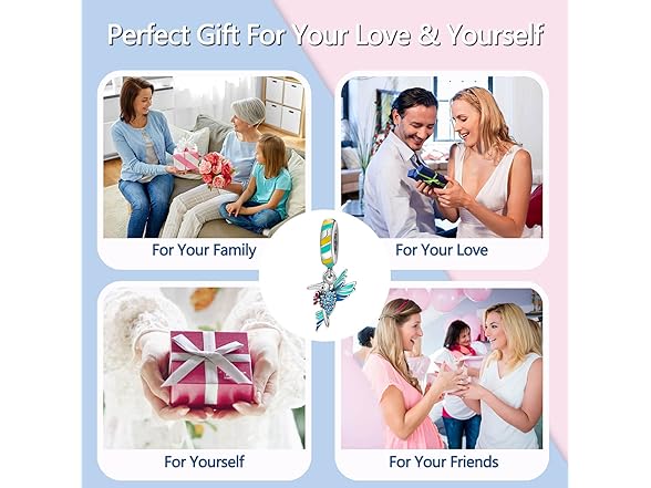 dazlily Hummingbird Dangle Charm 925