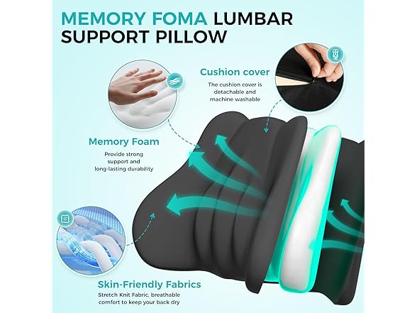 kasney BC103825080262 Lumbar Pillow