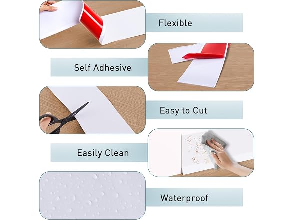 PATTENGO Flexible Baseboard Molding Trim