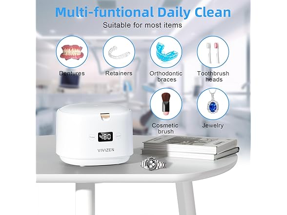 VIVIZEN Ultrasonic Retainer Cleaner