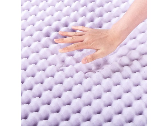 Best Price Mattress Full 1.5" Egg Crate Mattress Topper