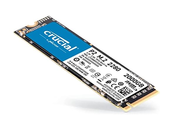 Crucial P2 2TB 3D NAND NVMe PCIe M.2 SS