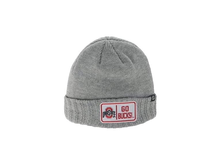 Ohio State Ranger Patch Beanie Grey