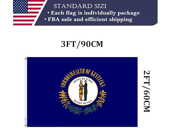 Kentucky State Flag 2x3 Double Sided
