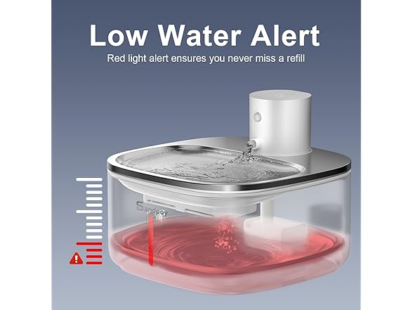 Sandpoy Cat Water Fountain Stainless 