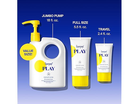 Supergoop! PLAY Everyday Lotion SPF 50 5.5 fl oz